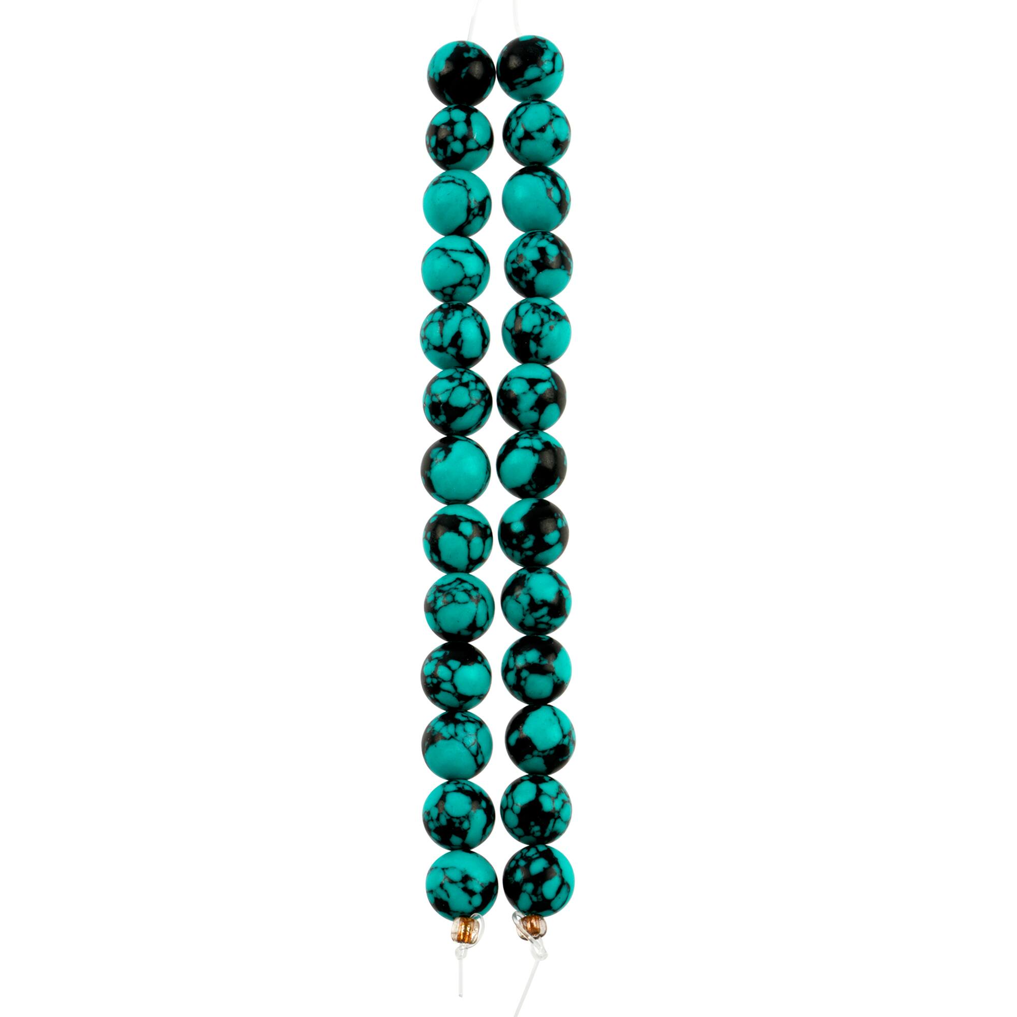 12 Packs: 24 ct. (288 total) Blue Clay Round Beads, 10mm by Bead Landing™